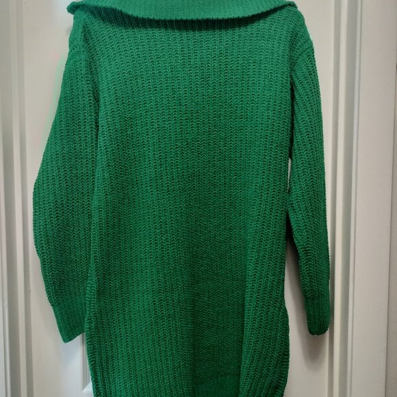 Derek Heart Cable Knit Sweater Dress - Picture 5 of 6